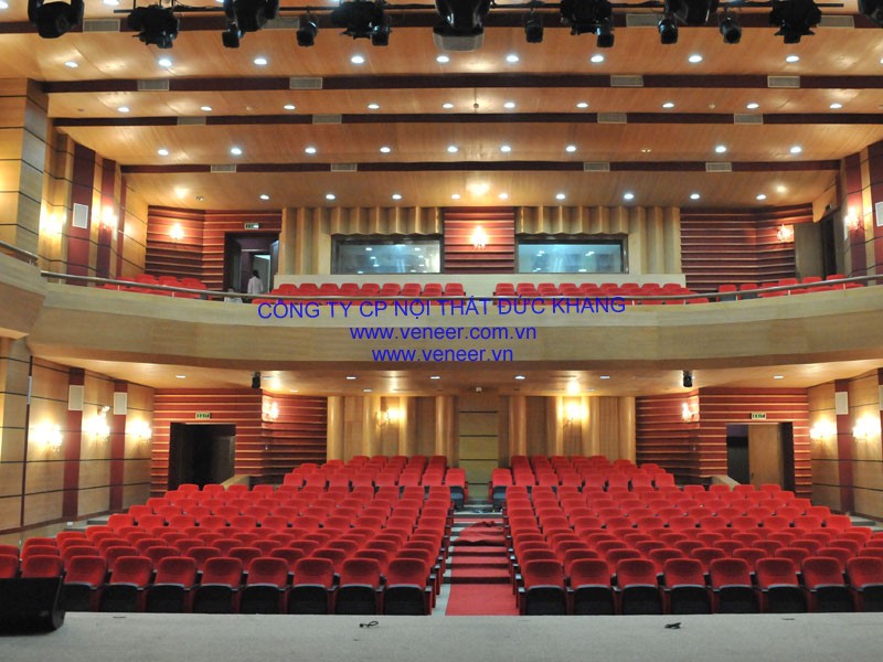 ốp gỗ Veneer tiêu âm