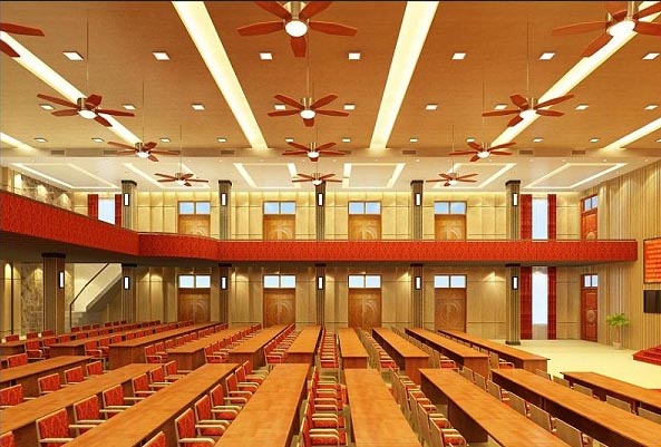 Hệ thống ánh sáng trong nội thất hội trường