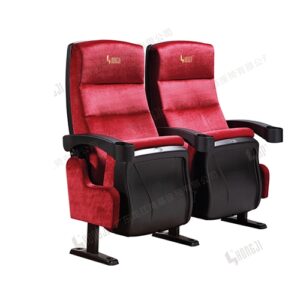 Ghế HJ9910-A | Ghế hội trường đệm tựa mút đúc lạnh có khay đặt cốc