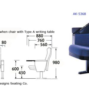 Ghế hội trường DK-NK22