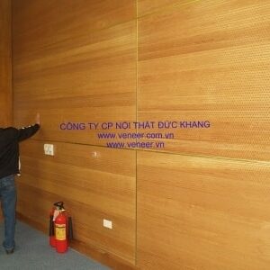 Ốp gỗ Veneer tiêu âm Đức Khang TA040