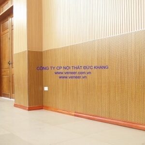 Ốp gỗ Veneer tiêu âm Đức Khang TA029