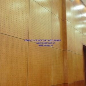 Ốp gỗ Veneer tiêu âm Đức Khang TA001