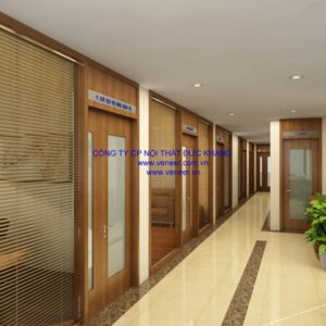 Vách ngăn ốp veneer Đức Khang DKVO007