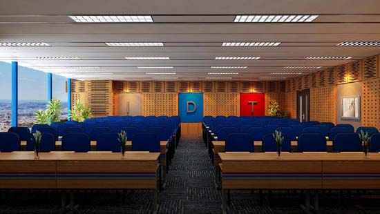 Tiitle Đưa thiên nhiên vào phòng hội trường