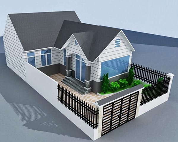 Bố trí kiểu nhà cấp 4 theo phong thủy