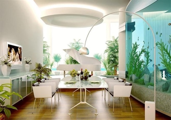 Bài trí không gian sống cho người mệnh Thủy theo phong thủy