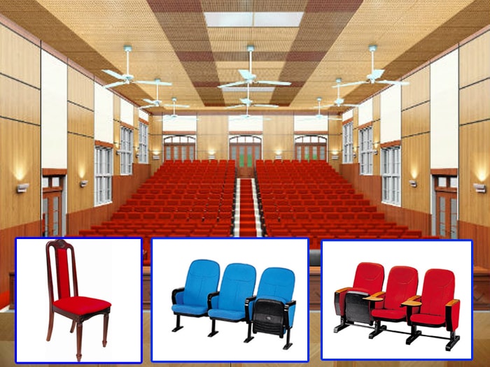Bàn ghế hội trường, sắp xếp sao cho khoa học?