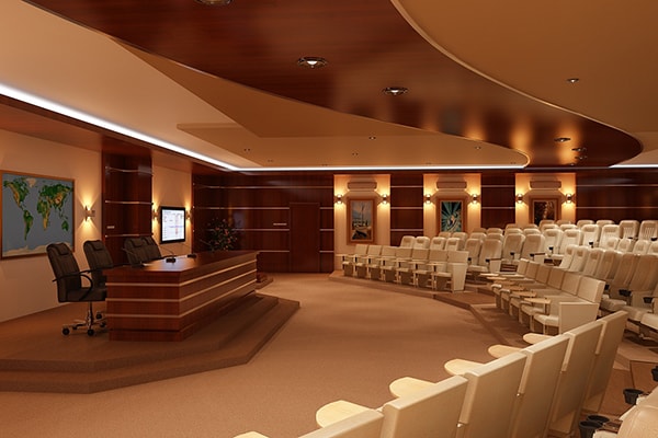 Lựa chọn chất liệu bàn hội trường cao cấp