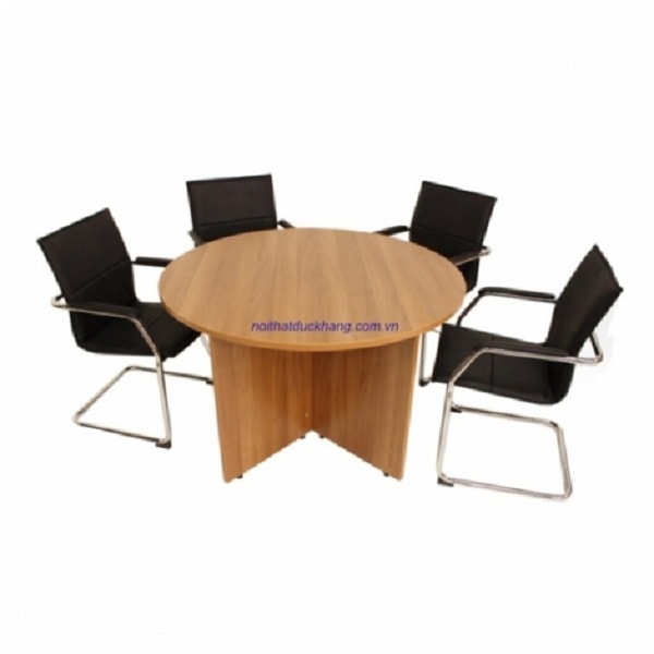 Bàn họp giá rẻ của nội thất Đức Khang có hình tròn, màu sắc ấm áp, chất lượng ưu việt Bàn họp giá rẻ của nội thất Đức Khang có hình tròn, màu sắc ấm áp, chất lượng ưu việt