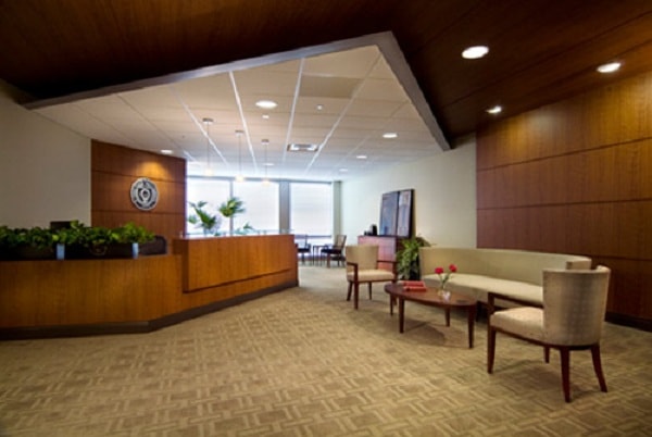 Không gian phòng chờ văn phòng công ty nên chọn ghế phòng chờ bọc nỉ