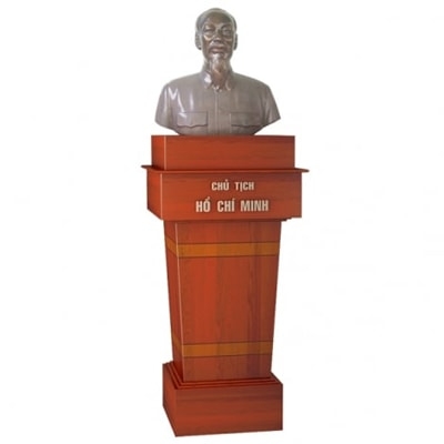 Bục tượng Bác Đức Khang DKTB-01 thiết kế tinh xảo và màu sắc đẹp mắt