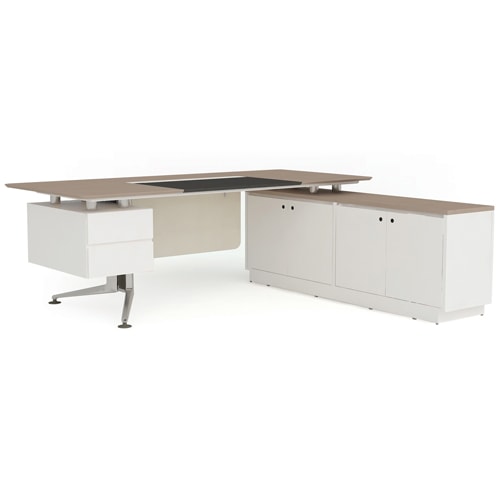 Bàn giám đốc chân sắt Fami K2120E-VL cá tính, sang trọng, thanh lịch