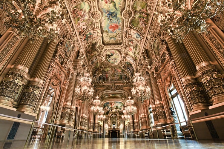 Nhà hát Opera Paris tại Paris nước Pháp Nhà hát Opera Paris tại Paris nước Pháp