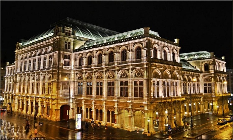 Nhà hát Vienna Staatsoper ở Vienna nước Áo Nhà hát Vienna Staatsoper ở Vienna nước Áo