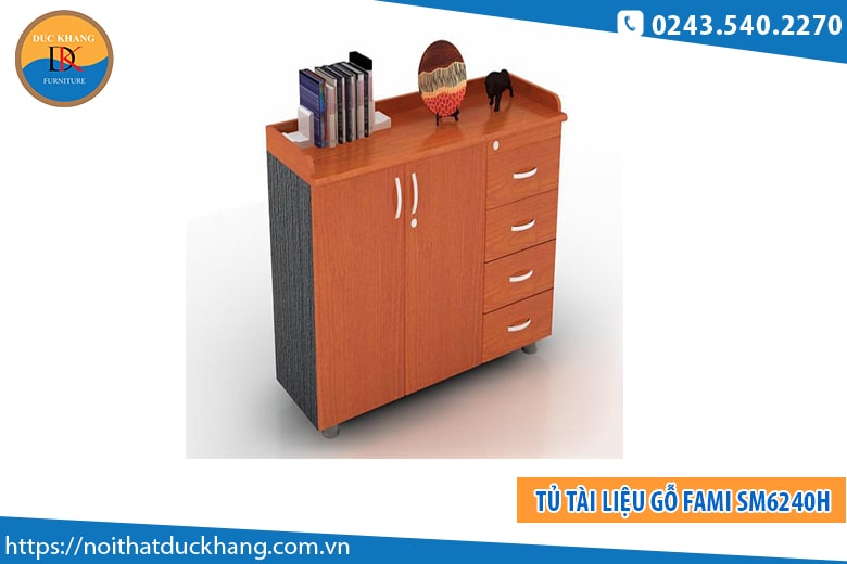 Tủ tài liệu gỗ Fami SM6240H