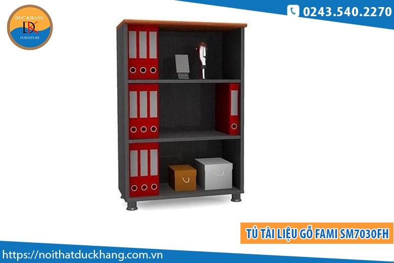 Tủ tài liệu gỗ Fami SM7030FH