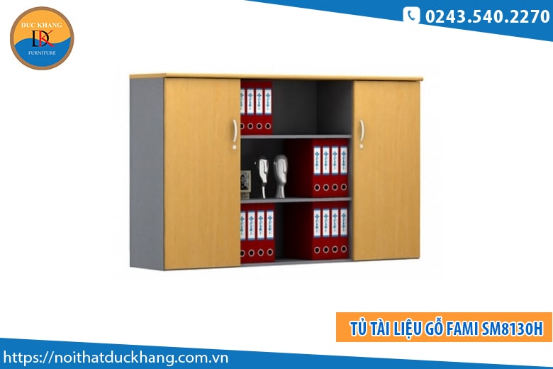 Tủ tài liệu gỗ Fami SM8130H