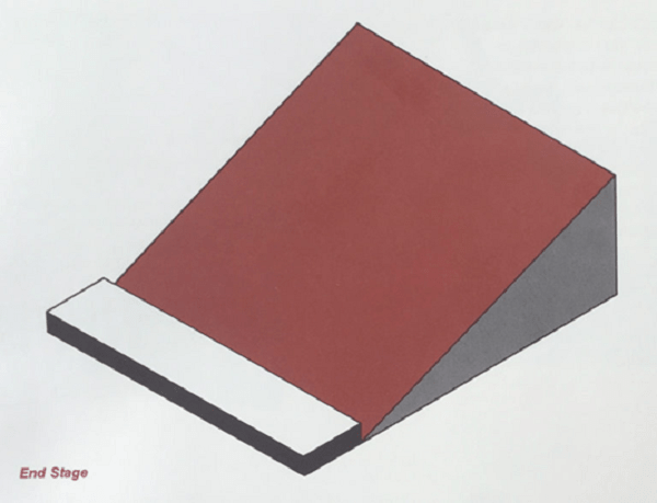 Kiểu sắp xếp ghế hội trường xếp tầng dốc sàn