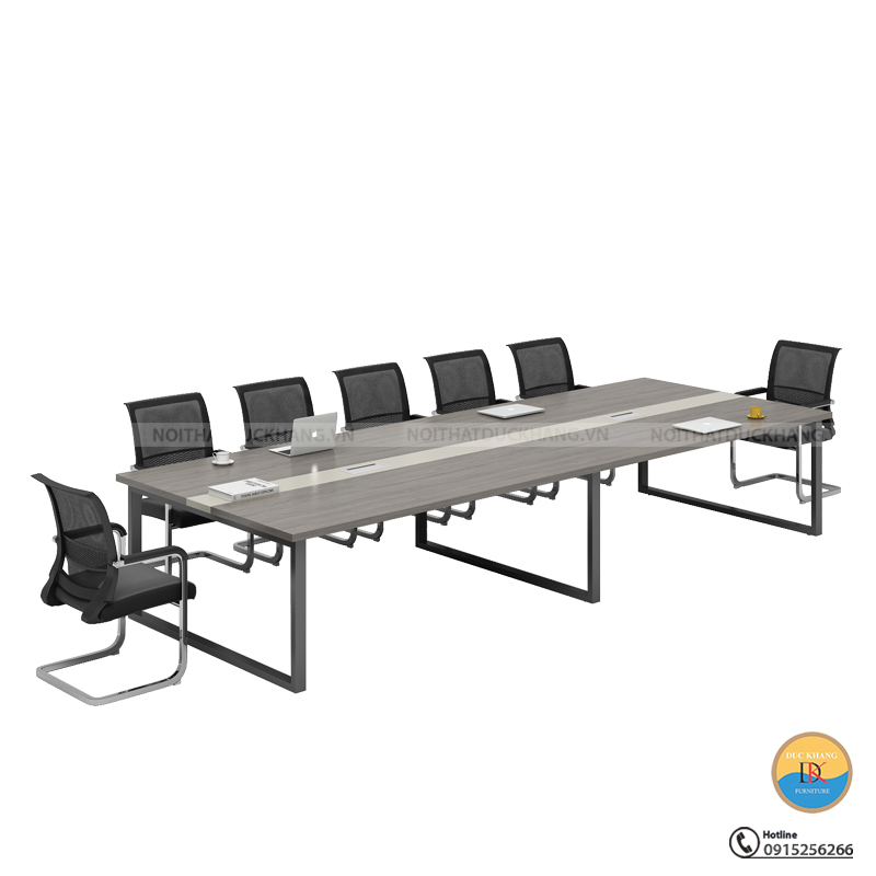 Bàn phòng họp chân sắt 3m DKBHCS21
