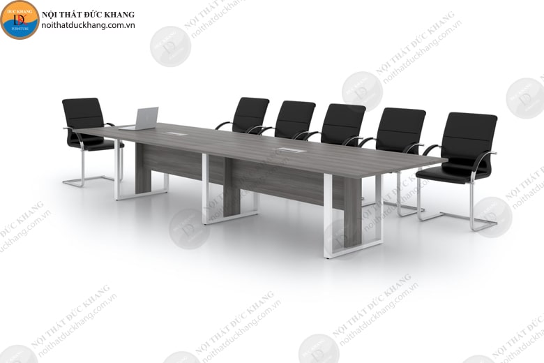 Bàn họp chân sắt 3m gỗ công nghiệp Đức Khang DKBHCS07