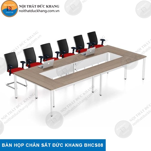 DKBHCS08 | Bàn họp chân sắt DKF cho 10 người KT 3mx1m2 DKBHCS08 | Bàn họp chân sắt DKF cho 10 người KT 3mx1m2