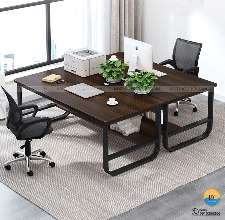 DKMD116| Cụm bàn làm việc nhóm chân sắt 2 chỗ DKF gỗ CN bền bỉ DKMD116| Cụm bàn làm việc nhóm chân sắt 2 chỗ DKF gỗ CN bền bỉ