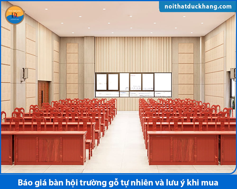 Báo giá bàn hội trường gỗ tự nhiên và lưu ý khi mua Báo giá bàn hội trường gỗ tự nhiên và lưu ý khi mua