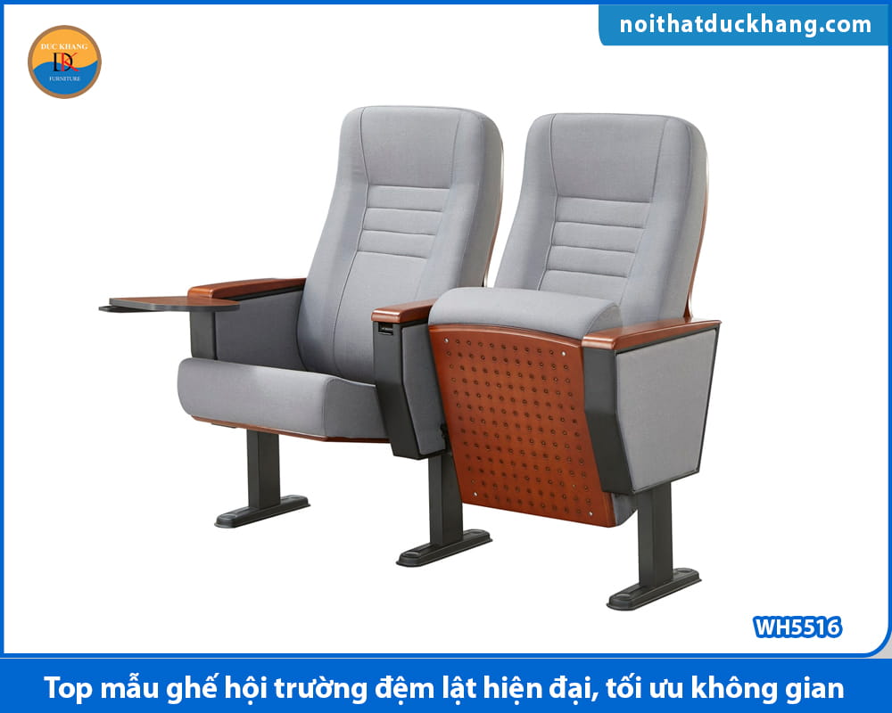 Top mẫu ghế hội trường đệm lật hiện đại, tối ưu không gian Top mẫu ghế hội trường đệm lật hiện đại, tối ưu không gian