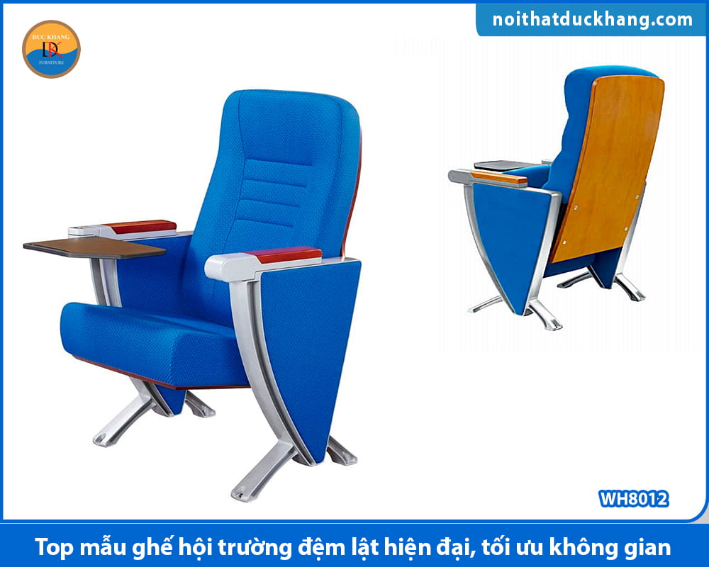 Top mẫu ghế hội trường đệm lật hiện đại, tối ưu không gian