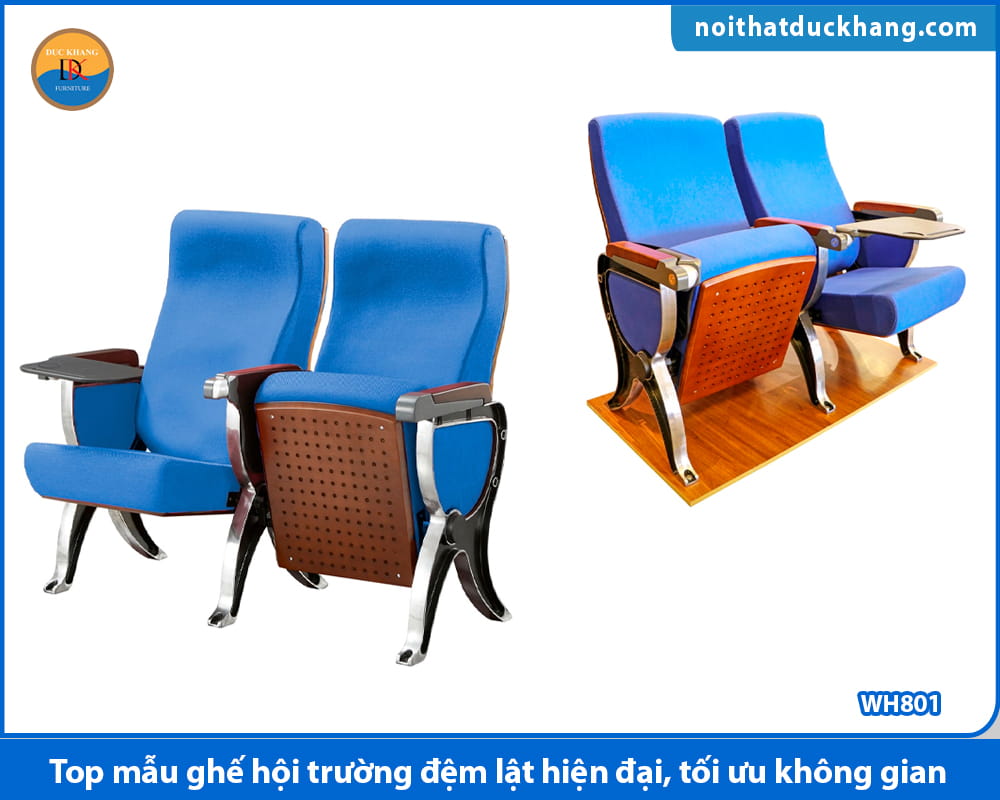 Top mẫu ghế hội trường đệm lật hiện đại, tối ưu không gian Top mẫu ghế hội trường đệm lật hiện đại, tối ưu không gian